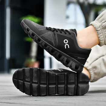 Men's Breathable Casual Sneakers Air Mesh Running Shoes Lightweight Summer Outdoor Sports Zapatillas for Male Large Size 39-46 1