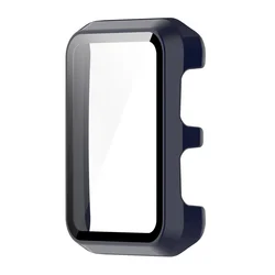 Protective Hard PC Frame Watch Cover with Glass Film for Huawei Watch D (Ink Blue)