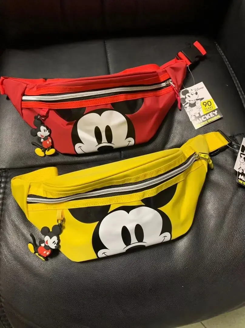 

Сумка-мессенджер Disney mcikey для девочек, нагрудная Сумочка с мультипликационным рисунком Минни, Женский саквояж на плечо