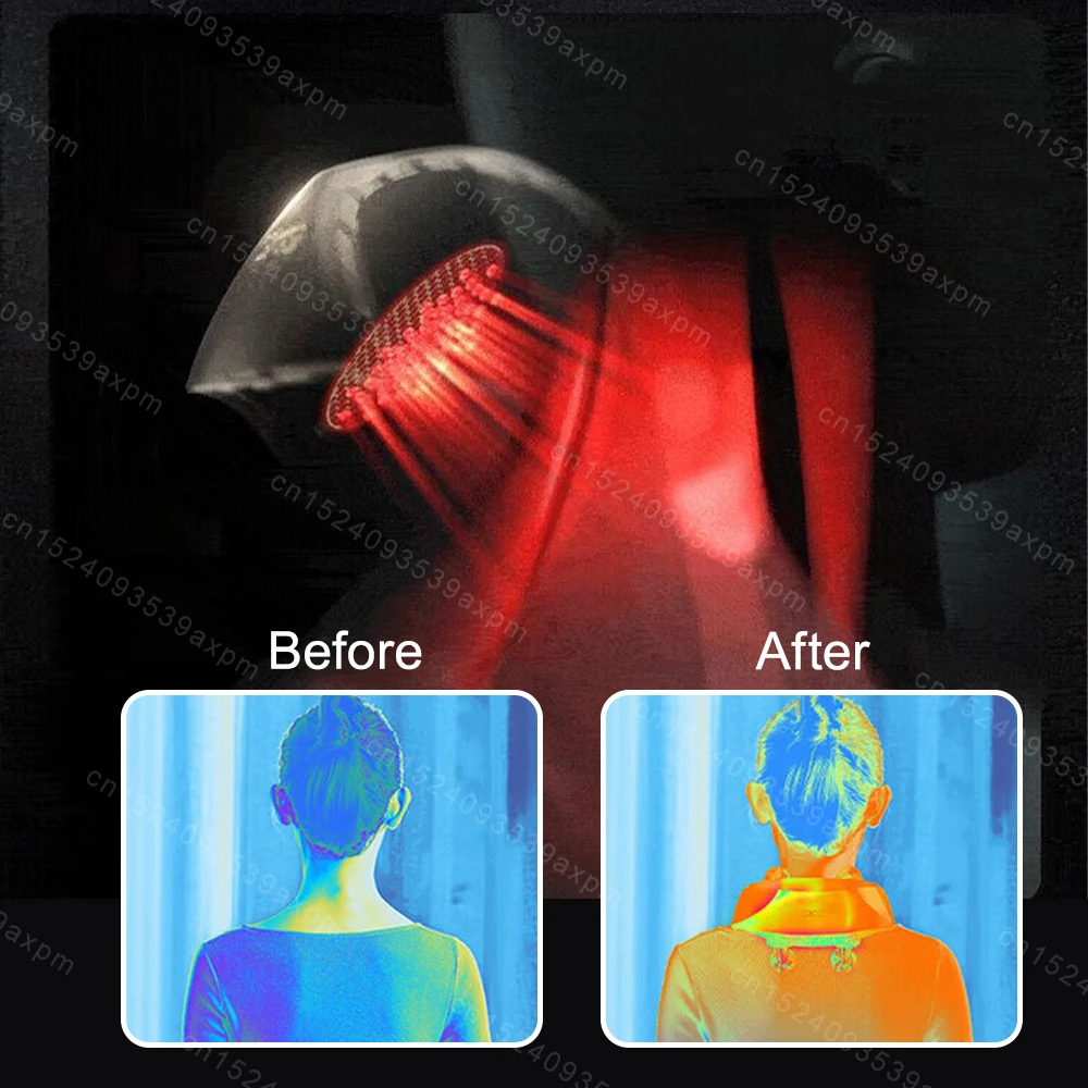 SKG Neck Shoulder Massager Instrument Infrared Heating Deep Tissue Shiatsu Electric Back Massagers Kneading Muscles Relaxtion