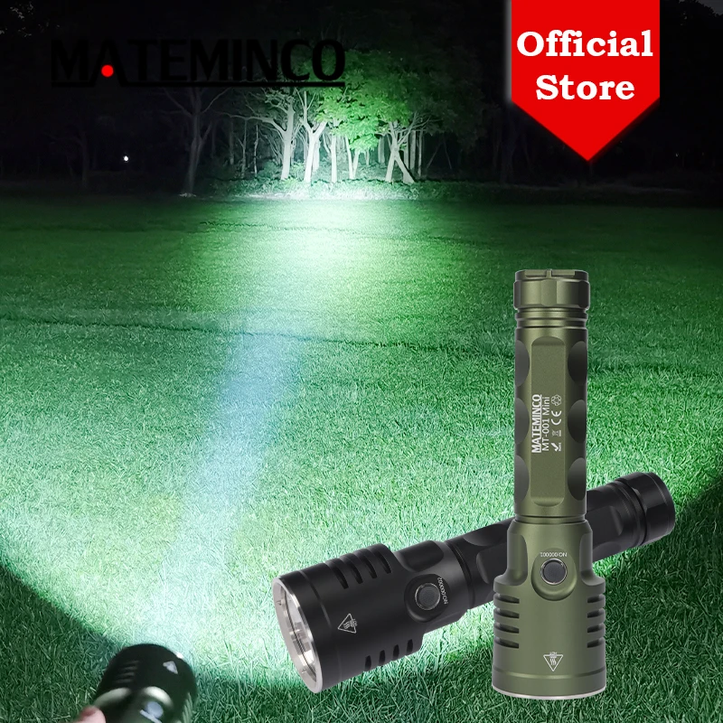 마테미?? MT-001 미니 장거리 투사 USB C타입 충전식 전술 LED 손전등 랜턴 (사냥, 캠핑, 탐색용)