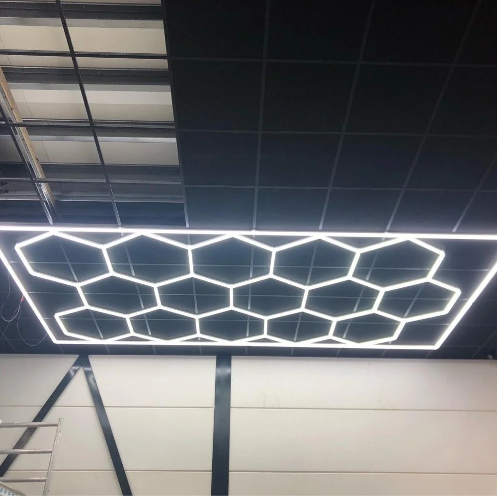 Ge8001 Best Professional Illumination Lighting Design Hardwired Hexagon LED  Garage Lights for Market Warehouse Basement Gym Office Mall Discount 15%  off - China Garage Light, Hexagonal