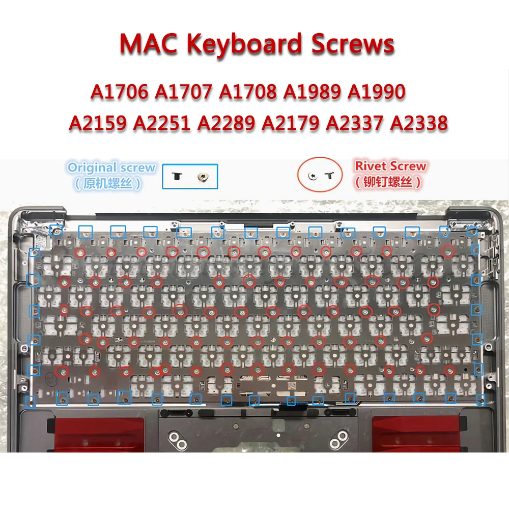 Kit de tornillos para Macbook Pro, carcasa inferio... – Grandado