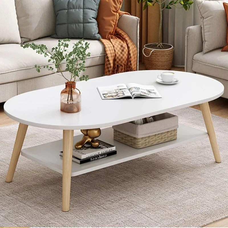 

Center Funky Coffee Tables Storage Luxury Floor Side Modern Coffee Tables White Muebles Para El Hogar Living Room Furnitures