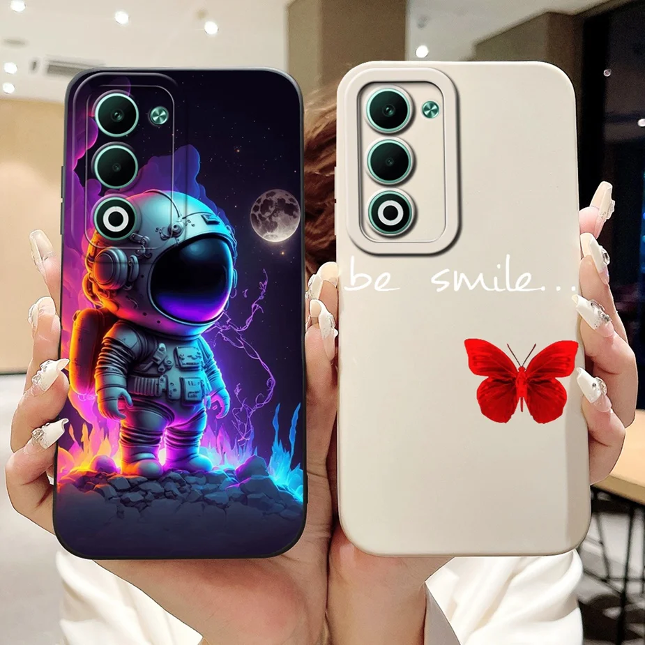 Cute Cat Dinosaur Cartoon Soft Silicone Matte Phone Case