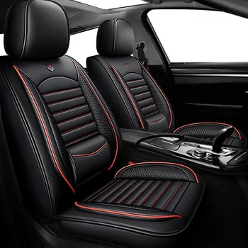 Coprisedili Universali in Pelle per SUV, Berlina e Camion - Traspiranti, Eleganti, Facili da Pulire, Comodi, Compatibili con Airbag, Impermeabili