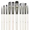 Paint Brushes Set for Art Acrylic Gouache Oil Watercolor Artist Canvas Synthetic Nylon Hair Artist Paint Brush School Supplies 4