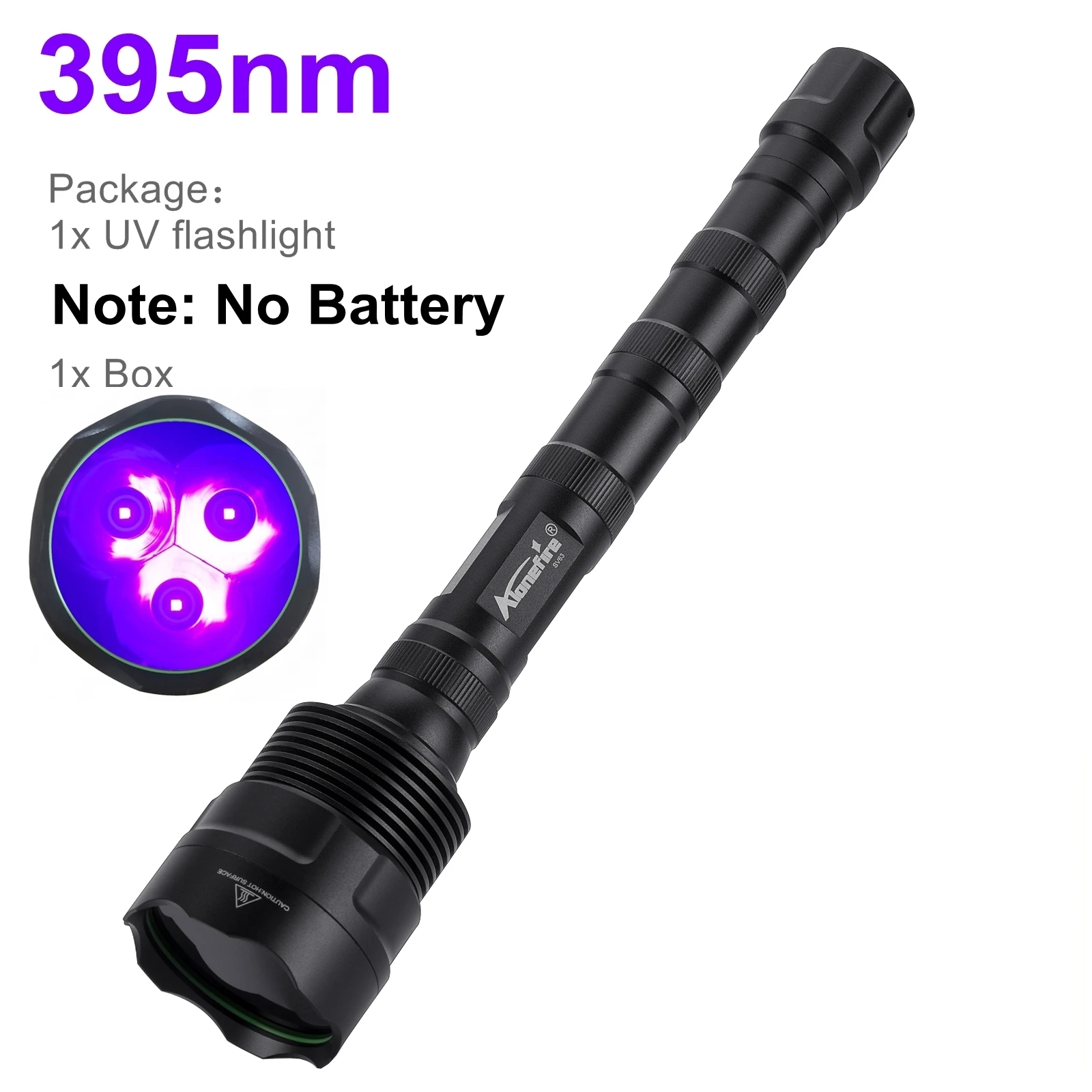 Hilngav UV Flashlight 4 Pack – 365nm & 395nm Black Light, USB-C Rechargeable For Pet Urine, Resin Curing & Stain Detection