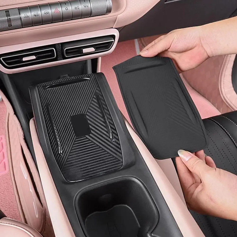 Auto Center Console Wireless Charging Mat For BYD Seagull Anti Skid Silicone Pad Car Interior Decoration Accessories