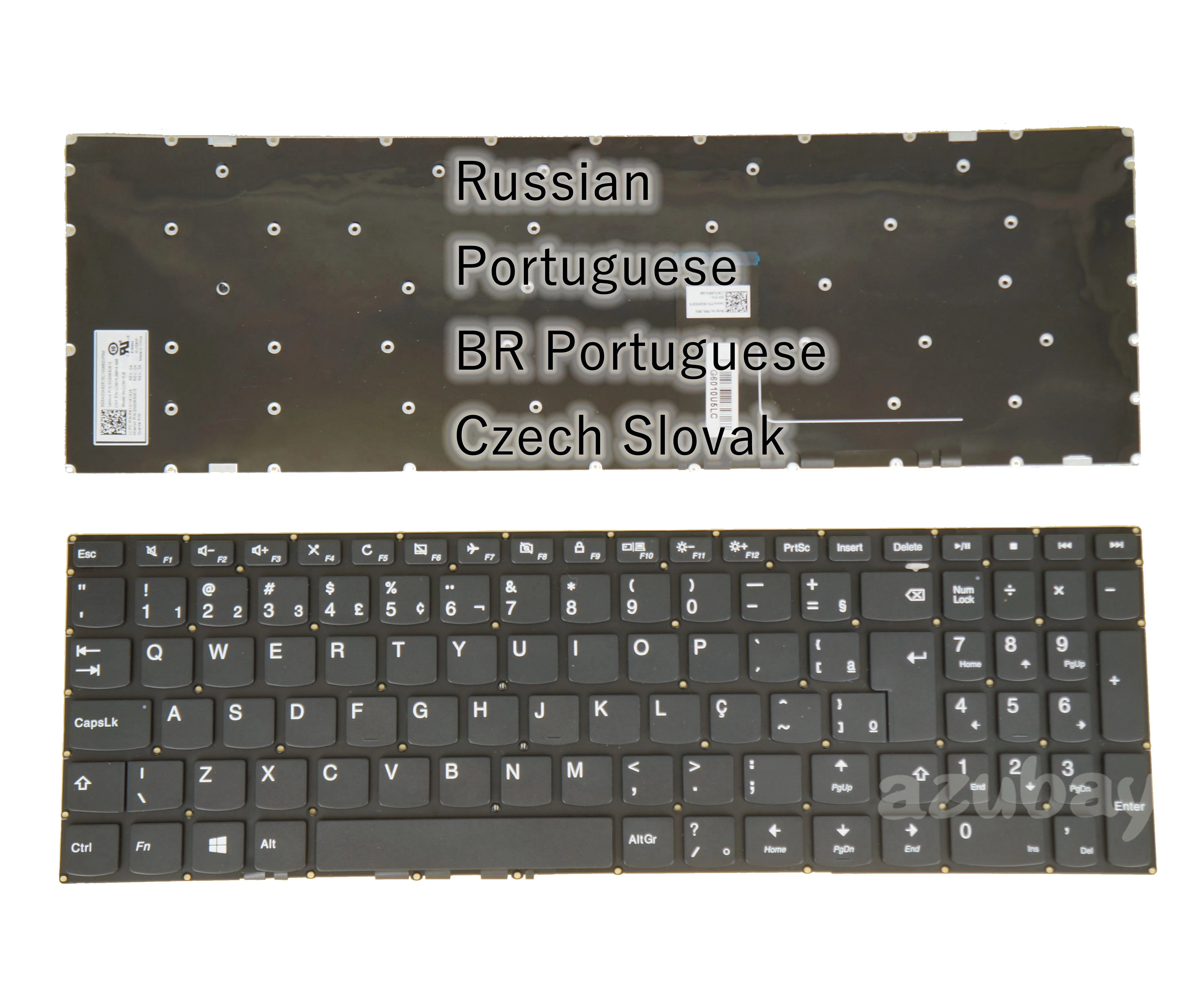 Tastiera Russa Br Portoghese Ceca Slovacchia Per Lenovo 310-15Ikb 310-15Isk Touch V110-15Ast V110-15Iap V110-15Isk V310-15Ikb