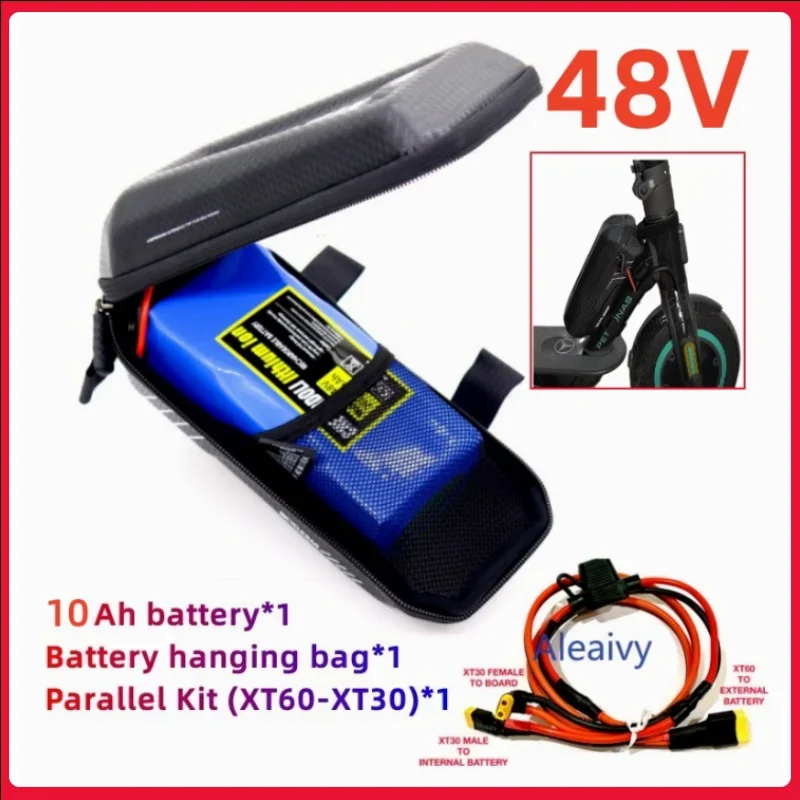 Batteria 36V 4.4Ah 6.8Ah 48V 6Ah 10Ah Per Parallelo Espansione Extra Xiaomi M365 1S Pro Mi3 Ninebot Max G30 Con Sacchetto Della Batteria