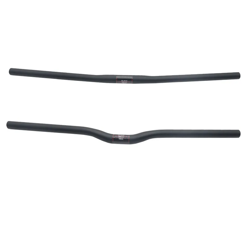 Bicycle Handlebar 25.4 Full Carbon Handlebar Folding Bike Horizontal Handle Bar 400-700MM One-Shaped Ultralight Bicycle Straight Handlebar