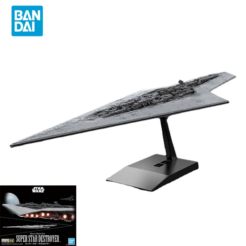 Bandai Original Star Wars Modello Anime Super Star Destroyer Action Figure Assembly Model Toys Regali Da Collezione Per Bambini
