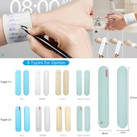 Reusable Erasable Wearable Plan Memorandum Silicone Memo Waterproof Wristband Portable Note for Students Nurse Notepad 1