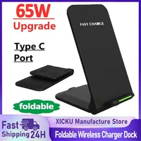 30W Wireless Charger Stand Pad for iPhone 16 15 14 13 12 Pro Samsung Xiaomi Phone Chargers Induction Fast Charging Dock Station