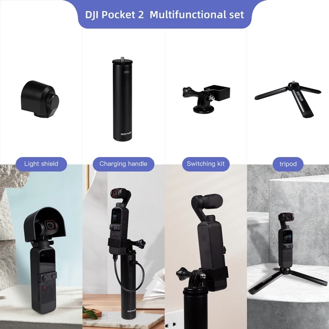 For Dji Osmo Pocket 2 Portable Charger Mobile Power Bank Extension Charging  Handle For Pocket 2 Accessories - Handheld Gimbal Accessories - AliExpress