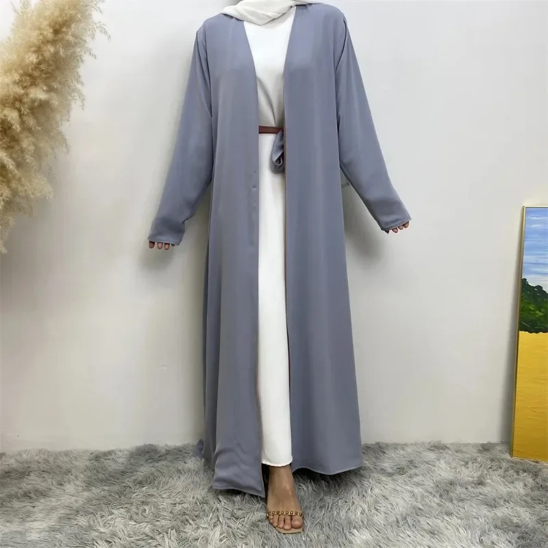 

Two Sides Wear Abayas for Women Hijab Muslim Woman Full Dress Dubai Oversized Cardigan Robe Plain Abaya Islamic Prayer Clothes