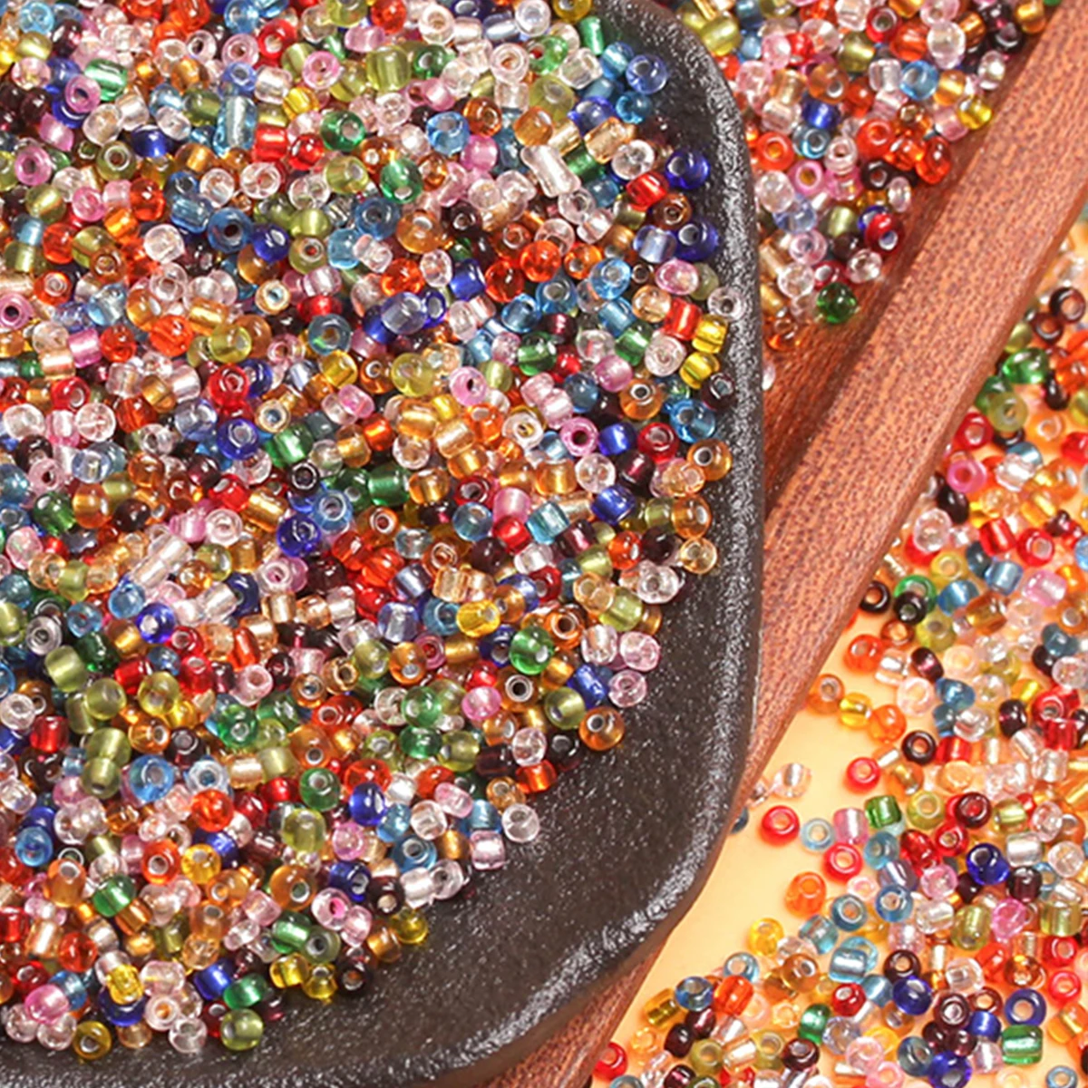 450g/Pack about 2mm Mini Glass Seed Beads For DIY Bracelet Necklace Jewelry Making Wholesale