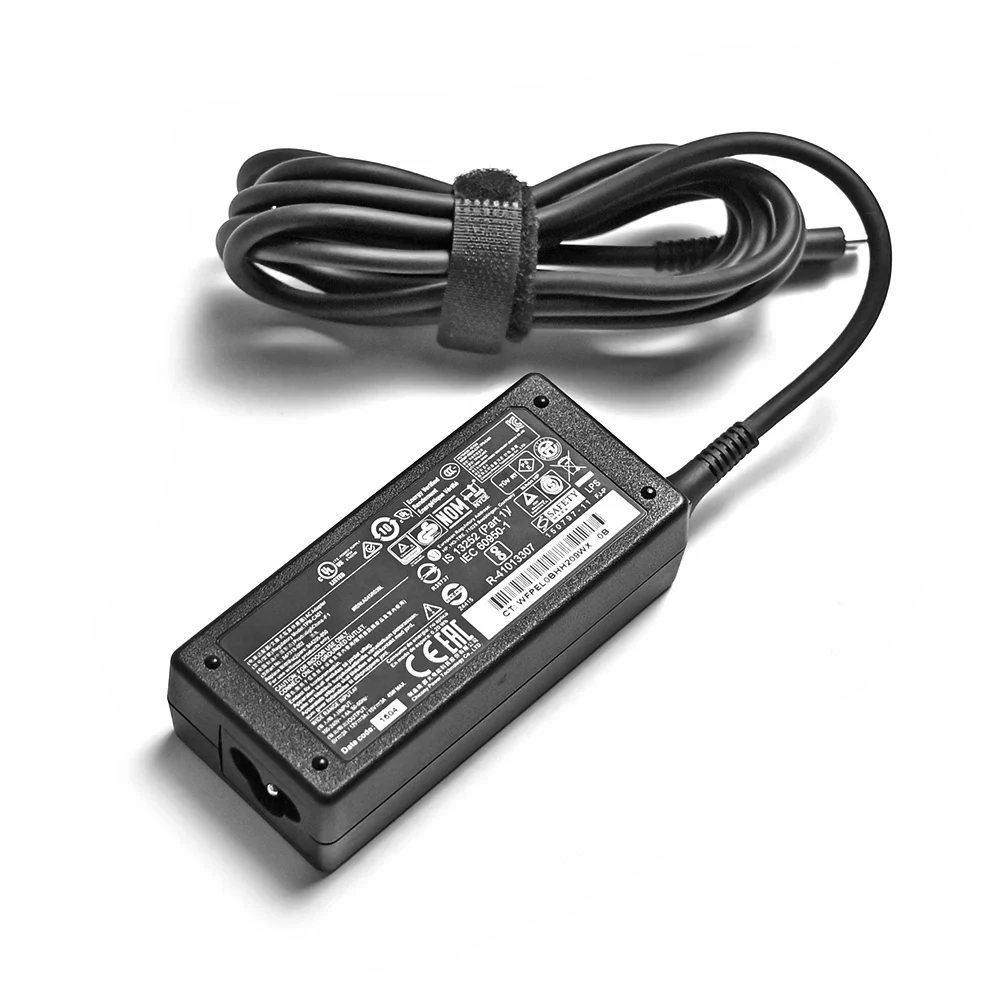 USB C타입 AC 전원 어댑터, HP Spectre 12-a000 x2 13-v000 노트북 충전기, TPN-CA01 918337-002 844205-850, 15V 3A 45W