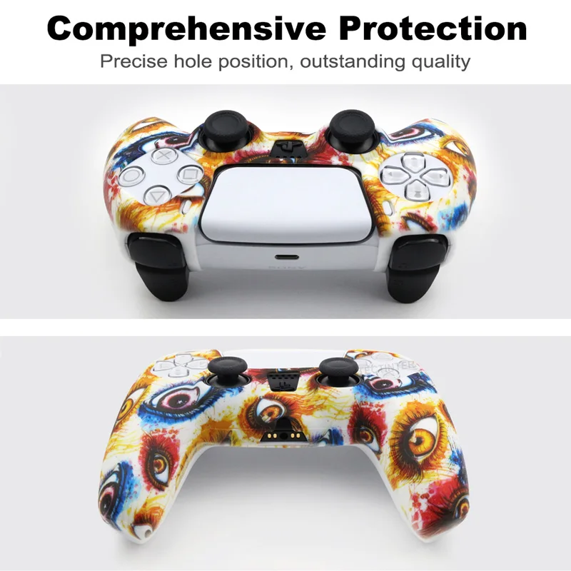 Silicone Anti-Slip Protective Cover with Thumb Grips