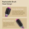 One Step Hair Blower Brush 360 Rotating Power Cable Hot Air Paddle Styling Brush Negative Ion Generator Curling Combair Straigh 2
