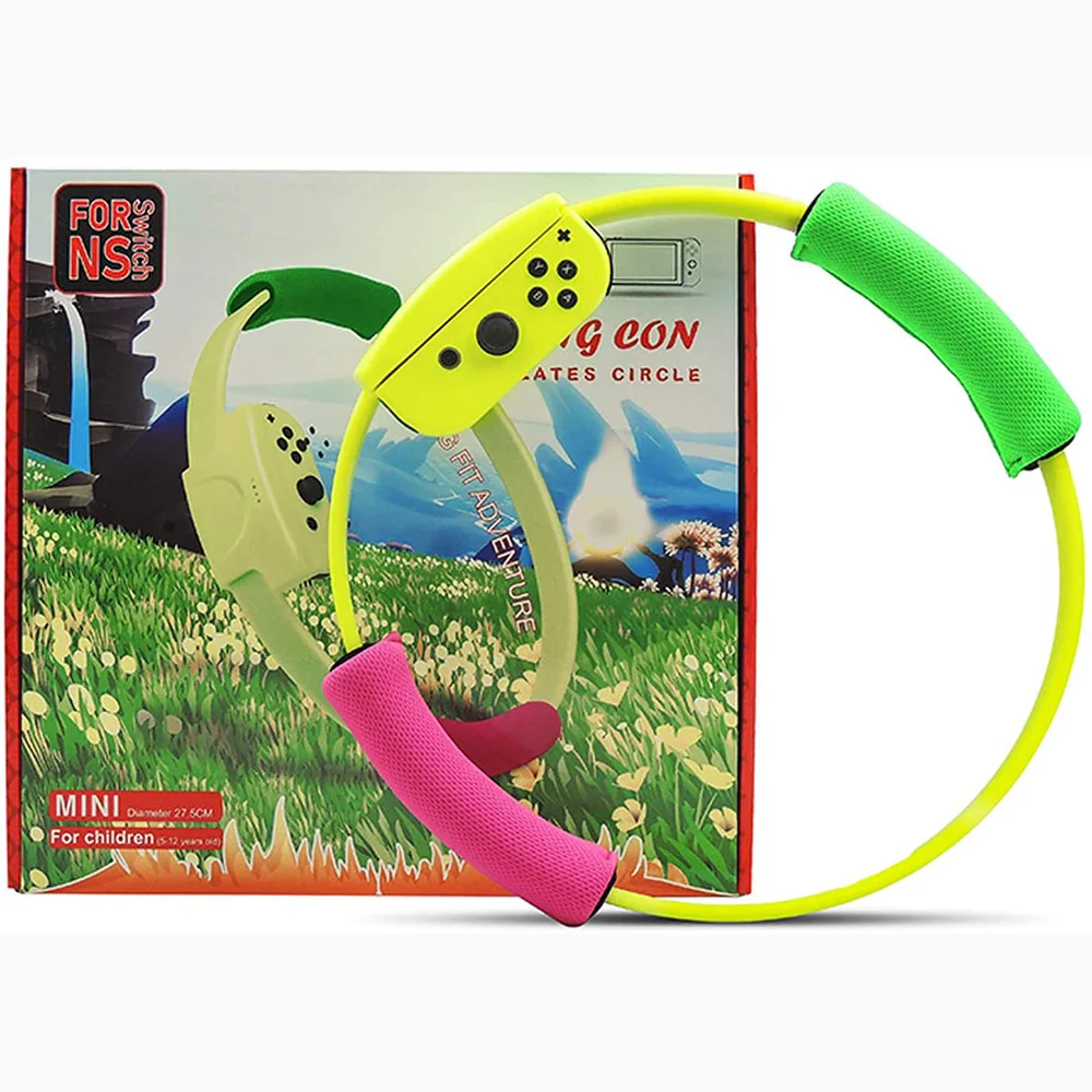 Anello Fitness Per Bambini Per Switch Ring Fit Adventure Game Con Cinturino Per Gamba Regolabile