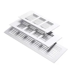 15cm-60cm Aluminum Alloy Air Vent Perforated Sheet Web Plate Ventilation Grille for Closet Shoe Cupboard Decorative Cover