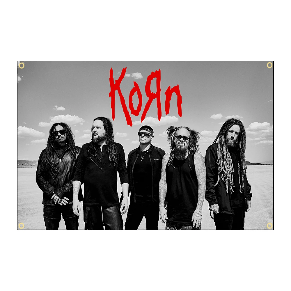 3Jflag 90x150cm Korn Music Band flag Heavy metal pop singer