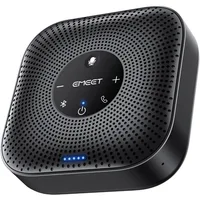 Conference Speakerphone M0 Plus, 4 AI Mics 360° Voice Pickup, Noise Reduction, USB C Speaker, Bluetooth Conference Speaker 1