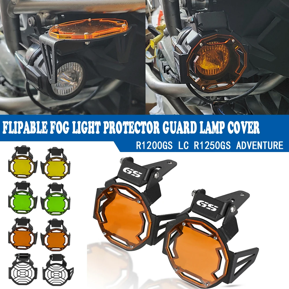 

Motorcycle For BMW R1200GS R1250GS F850GS F750GS F800GS ADV Adventure GSA G310GS Flipable Fog Light Protector Guard Lamp Cover