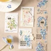 1Roll Speak Series INS Flower Handbook DIY Decorative PET Tape Smell the Flowers Stickers Adhesives Scrapbook 60mm*2m 1