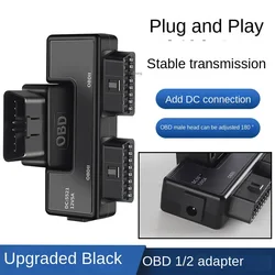 Universal OBD2 Dual Expansion Cable Adapter with DC5521 (OBD 1 TO 2)