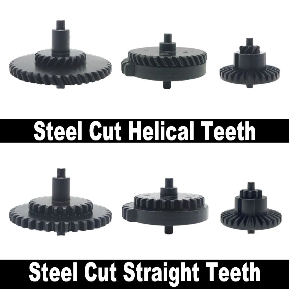 SHS Dual Sector Gear Sets for Version 2&Version 3 9:1/12:1/13:1/16:1/18:1/32:1/100:200/100:300 Gearbox for Airsoft FB/JM Gen.8 airsoft gearbox