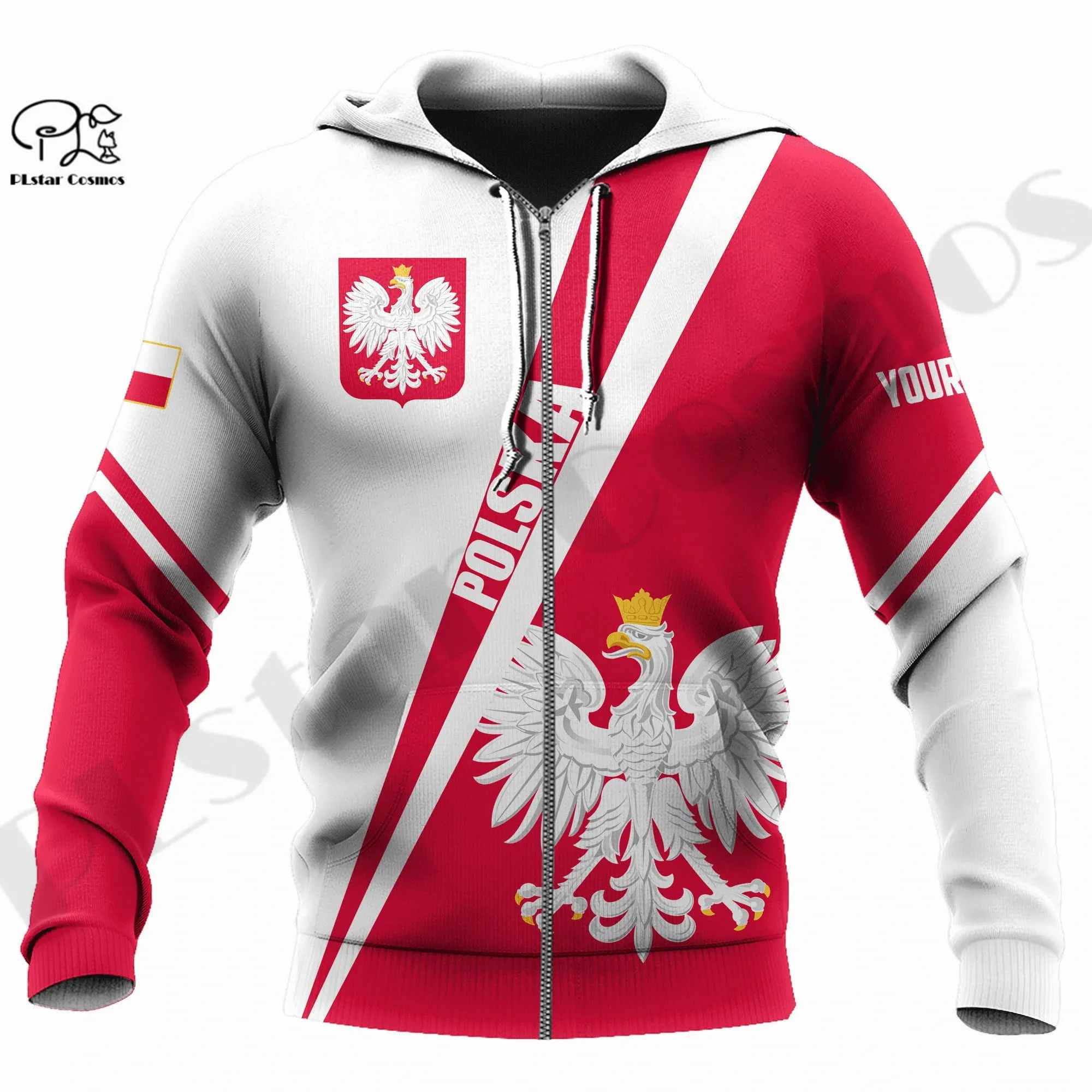 PLstar Cosmos 3DPrint Newest Poland Custom Name Harajuku Streetwear Casual Unique Unisex Men/Women Hoodie/Sweatshirt/Zip Style-2