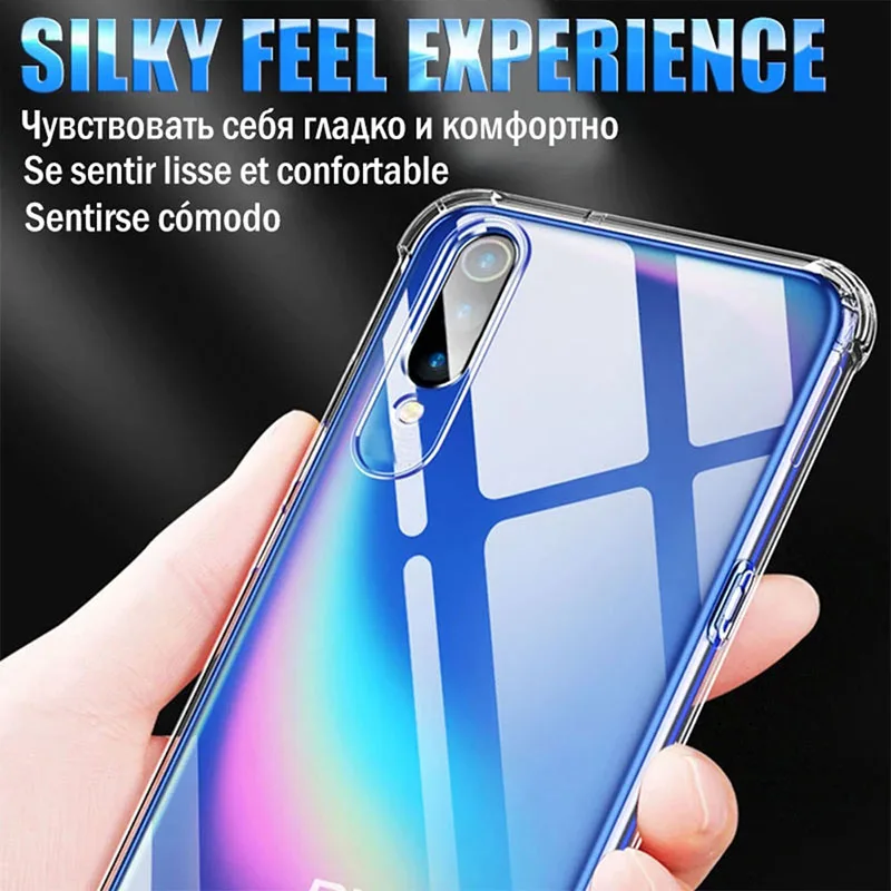 Clear Shockproof Airbag Bumper Case - Transparent Protective Cover