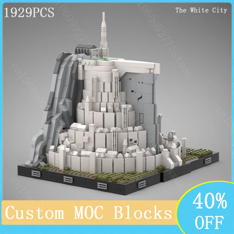 

Hot New Product 1929PCS DIY Modular Building Block Building Model Midi City of Gondor MOC Children's Birthday Christmas Gift
