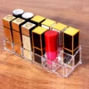 2/3pcs Clear 12 Grid Lipstick Stand Case Makeup Organizer Storage Box Lipstick Display Holder Cosmetic Jewelry Organizer Box 1