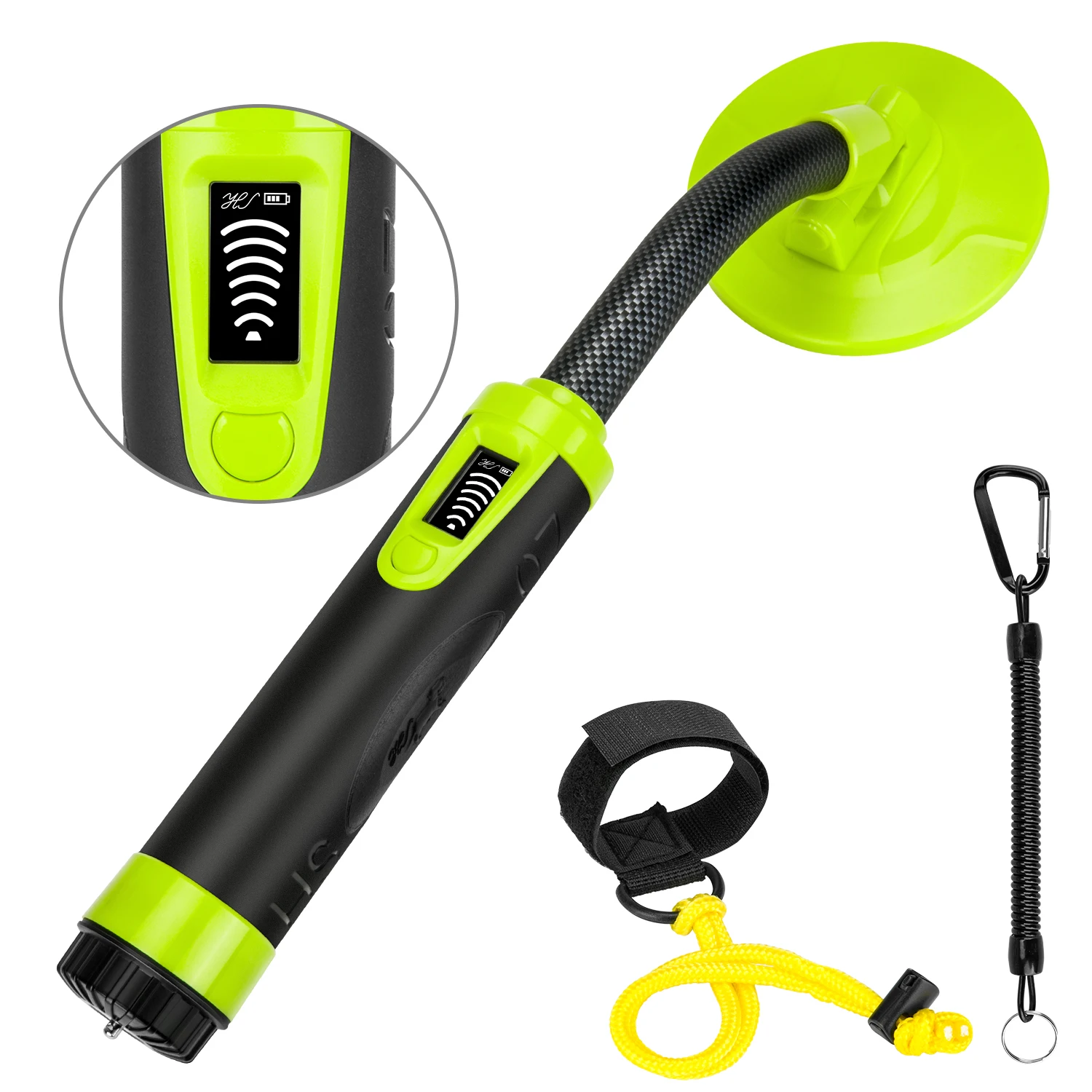 

[2023 Updatest] Metal Detector,LCD Display Metal Detector Pinpointer,Handheld Pin Pointer Metal Detector,IP68 Full-Waterproof