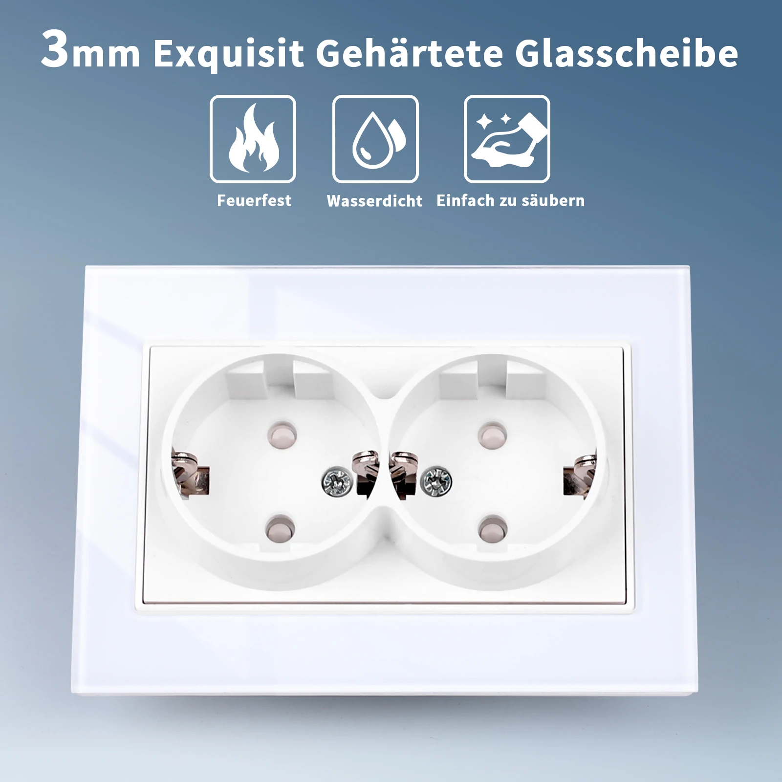 Bingoelec Eu  ,   ܼƮ, þ Eu Ȩ ǽ ÷, USB Ʈ,  Ȩ , 220V, 16A, 86mm