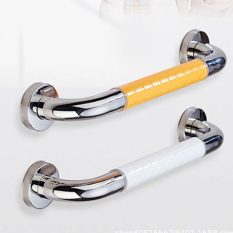 Heavy Duty Grab Bar Wall Mounted Shower Handles Bathroom Balanced Bar Stainless Steel Non-slip Handrail for Handicap bathroom handrail shower handle grab bars