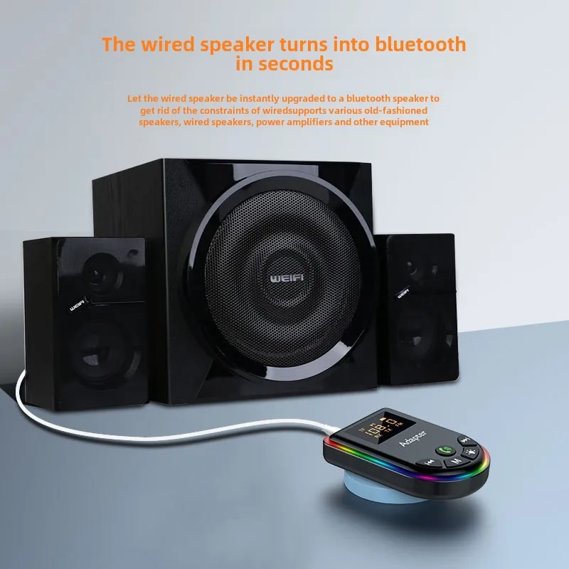 Car Receive/transmit Adapter Bluetooth Aux Transmisor Bluetooth Aux Адаптер Стерео Mp3 Player receiver ldac 자동차 블루투스 리시버