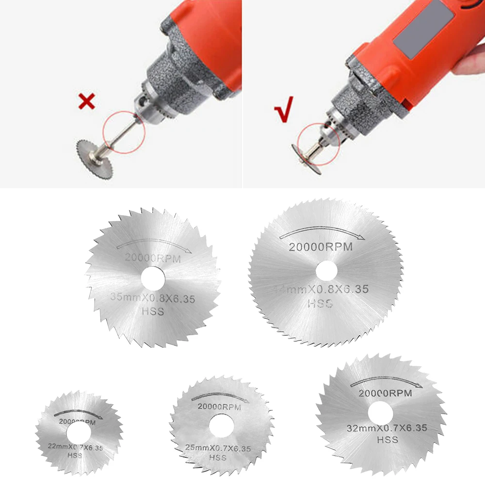 Mini Circular Saw Blade Set Grinding Wheel Cutting Disc for Dremel Accessories - Image 10