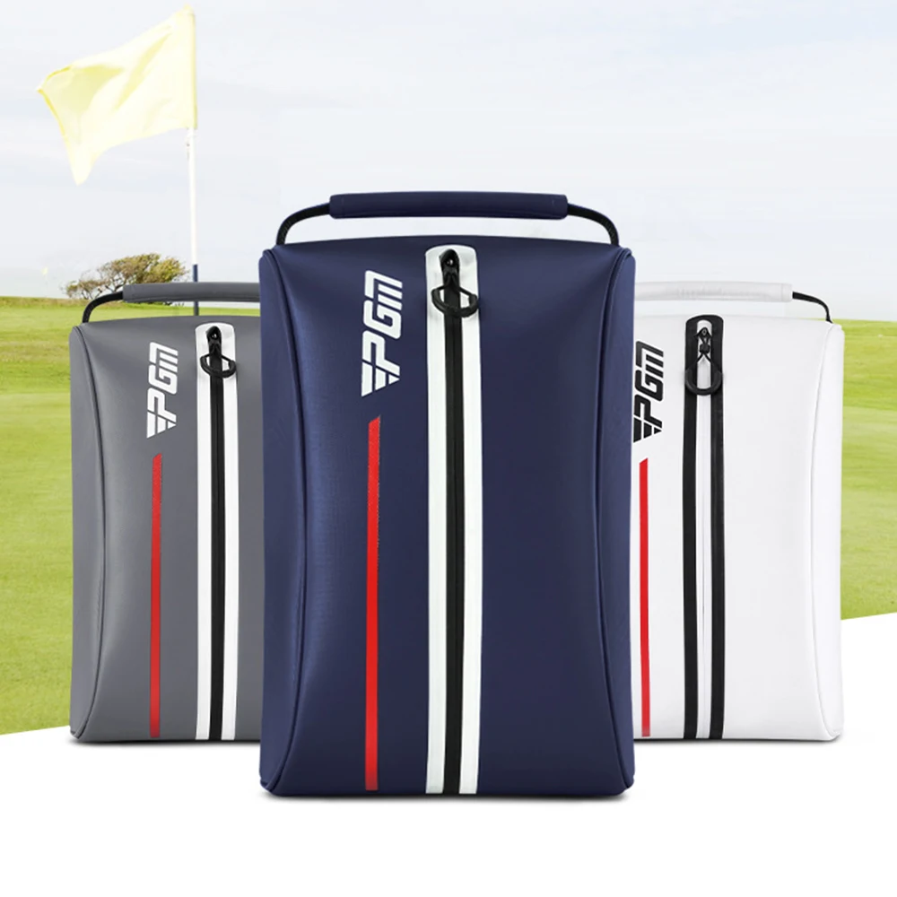 PGM Golf Shoe Bag Men\'s and Women\'s Ultra Lightweight Travel Shoes Storage Bag Waterproof Nylon Fabric Resistant Dirt Handbag