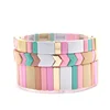 2023 Network Red Cross-border Explosive Women's Enamel Bracelet Personality Fashion DIY Bracelet Accessories 1