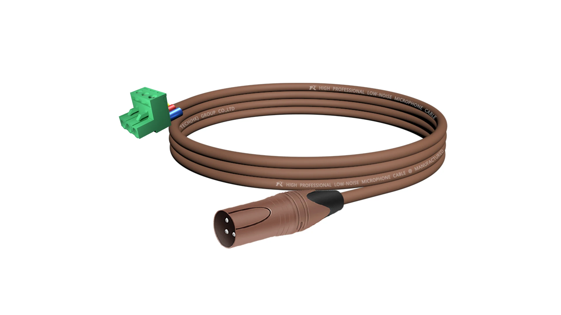 XLR zu Phoenix Kabel, XLR 3P Buchse/Stecker zu PHX3M NBKF/2EDG-5.08 3-poliger PCB Schraubklemmenadapter Anschlusskabel für Lautsprecher – Detail 3