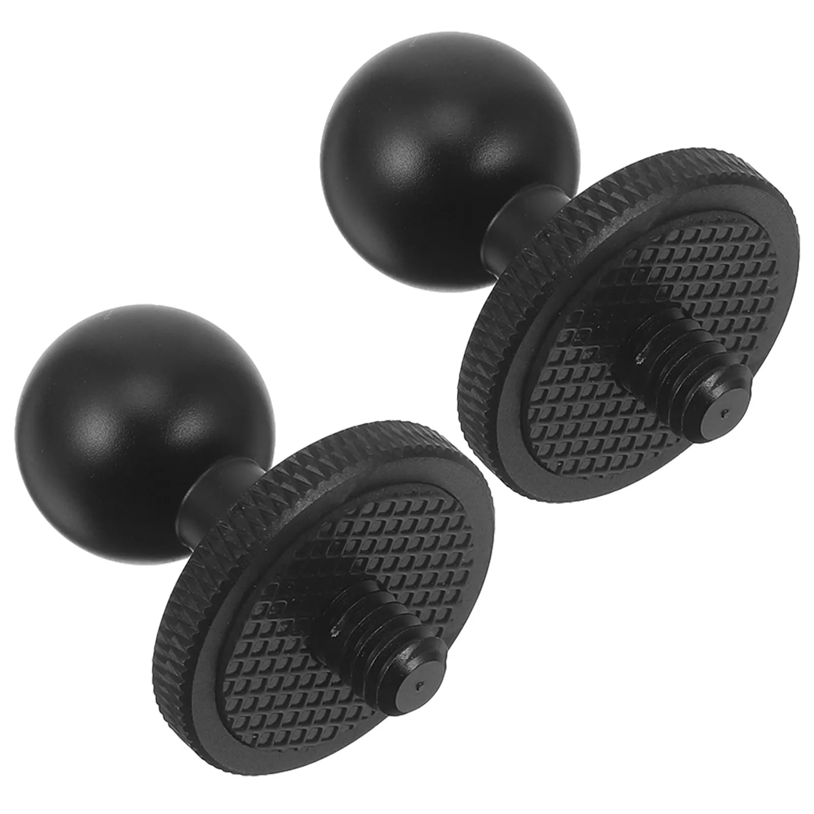 2Pcs 카메라 볼 헤드 마운트 교체 삼각대 부착물 안정적인 360 회전 경량 카메라 액세서리 볼 헤드 마운트