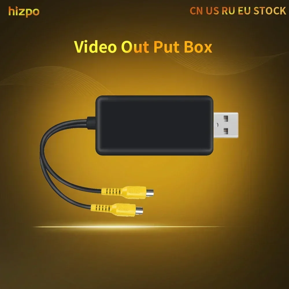 

Car AV Video Out Put Box USB Port To CVBS Adapter for Android Car Radio Navigation GPS Player In Our Shop