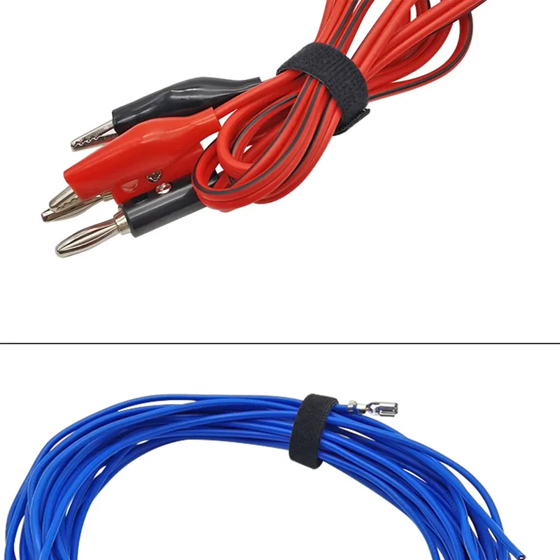 정리함 USB 케이블 와인더 관리 나일론 프리 컷 타이, 마우스 이어폰 코드 케이블 타이, 2m, 10mm 너비