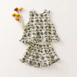 Summer Toddler Baby Girl Organic Cotton 2 - Piece Outfit - 6 - 12M 73 (1)