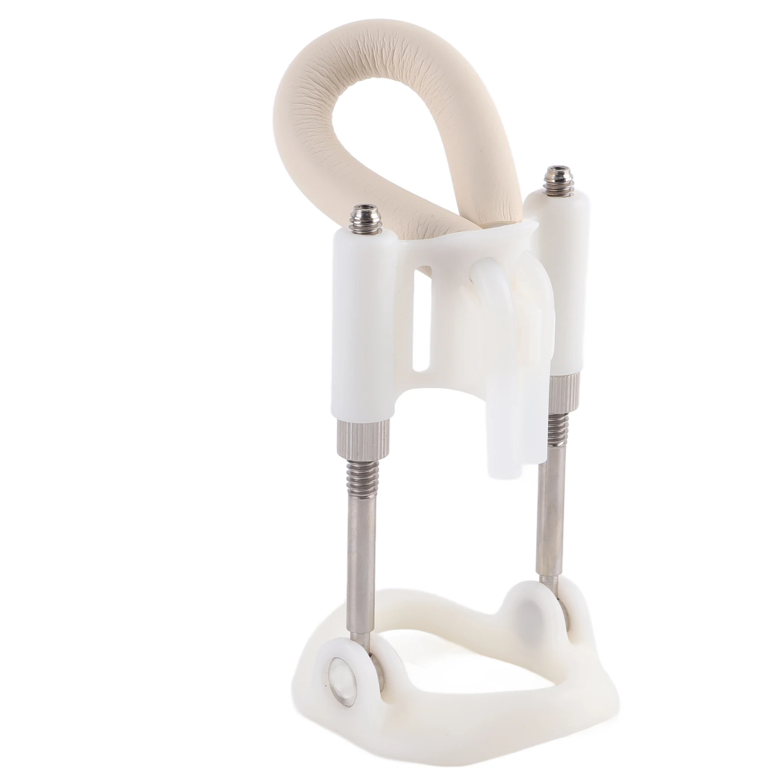 Male Penis Extender Stretcher Wearable Size Adjustable Powerful Training Penile Traction Device White Silver penis extender device